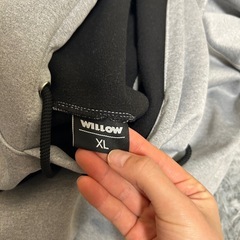 WILLOW グレー フーディ LLサイズの画像