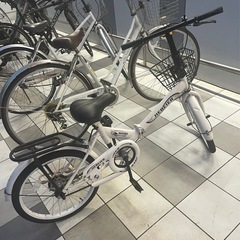 白　自転車の画像