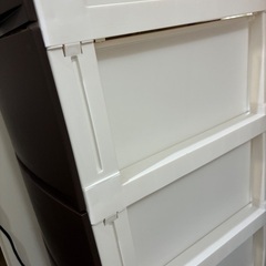 収納ケース4段ブラウンの画像