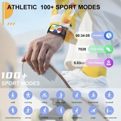 🉐生活防水マルチスマートウォッチ&ワイヤレスイヤホン❣️の画像