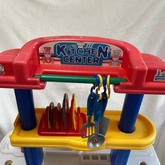 カラフルおままごとキッチンの画像