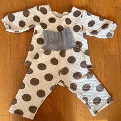 ベビー ドット キルトパジャマ 100 しまむらの画像