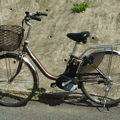 ★1.35倍 高速化改造(合法)済電動アシスト自転車　全バラシ完全オーバーホール済レストア車　パナソニック Panasonic 26インチアルミフレーム超軽量モデル　BE-ELLU632改(2018年式)　御自身で最低限の整備が可能な方・交通法規を遵守する方への限定譲渡　引取限定　要試乗　譲渡証明書発行可の画像