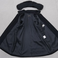 ★カシミヤ＆ブルーフォックス★ロングコート★mis Cama★カシミヤ100%★暖かい★の画像