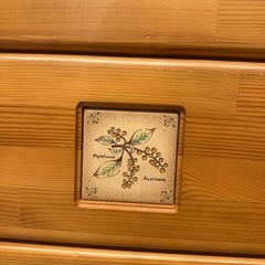 木製チェスト タンス キャビネットの画像