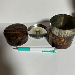 桜皮細工　茶筒　大館　栗久の画像