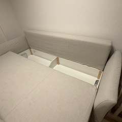 【引き取り限定】IKEA HOLMSUND ホルムスンド3人掛けソファベッドの画像