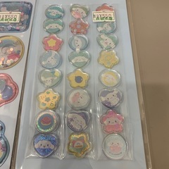 シナモン　おはじきシール　ウォーターシールの画像