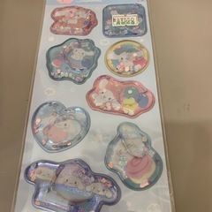 シナモン　おはじきシール　ウォーターシールの画像