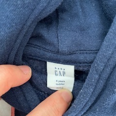 GAP 裏起毛パーカー 4years toddlerの画像