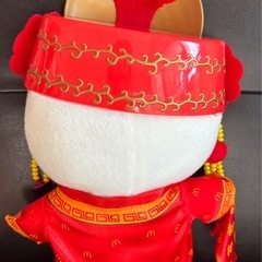 ハローキティ マクドナルドコラボ ぬいぐるみ 中華 チャイナ服の画像