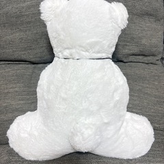 完売 人気 ホワイト クマ ぬいぐるみ ベア くま ニトリ Xmas 白の画像