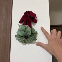 布花アートフラワー教室　布で作る花の画像