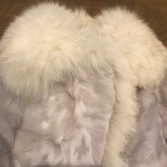 ★ブルーフォックス&ラムリアルファーコラボコート★カラコルム★13号★レディース★の画像