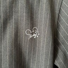 Disney ミッキーマウス ストライプ柄 トラックジャケット ジャージの画像