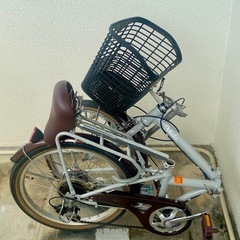 🉐6段変速20インチ折り畳み自転車50%OFF❣️の画像