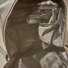 ブラックリュック・バックパックの画像