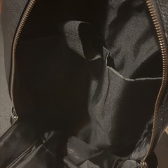 ブラックリュック・バックパックの画像