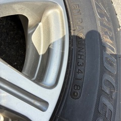 145R12 LT 6PRスタッドレスタイヤアルミホイールセットの画像