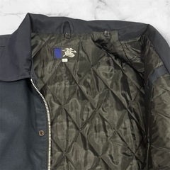 ワークジャケット 作業着 防寒 アウター EL 鳶 外仕事 紺 ネイビー 丈長めの画像