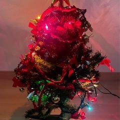 クリスマスツリー(60㎝)🎄とライト の画像