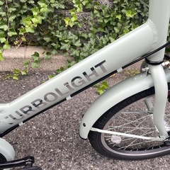 🔶新車🔶　塩野自転車　ターボライトミニ　折畳自転車　外装6段変速　LEDオートライト　ローラーブレーキ　点検調整永久無料✨　西宮市の画像