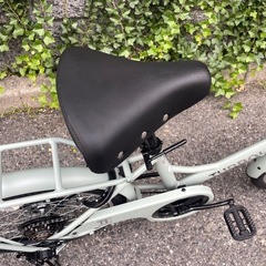 🔶新車🔶　塩野自転車　ターボライトミニ　折畳自転車　外装6段変速　LEDオートライト　ローラーブレーキ　点検調整永久無料✨　西宮市の画像