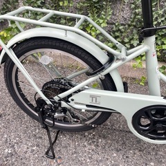 🔶新車🔶　塩野自転車　ターボライトミニ　折畳自転車　外装6段変速　LEDオートライト　ローラーブレーキ　点検調整永久無料✨　西宮市の画像