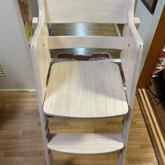 KATOJI木製ハイチェア　ベビーチェア食事チェアの画像