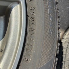 155/65/R14スタッドレスタイヤアルミホイールセットの画像