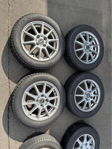 【取引中】155/65/R14スタッドレスタイヤアルミホイールセット