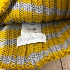 子供用ニット帽 お揃い2個セット（サイズ違い）500円の画像