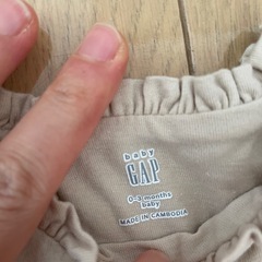 GAP ボディスーツ 0-3 months babyの画像