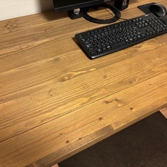 アイアンウッド　デスク　アンティークの画像