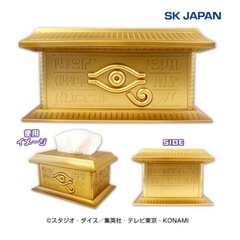 遊☆戯☆王デュエルモンスターズ黄金櫃ティッシュケースの画像