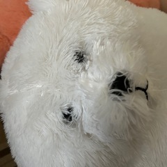 【プライズ限定】　トイストーリー　ハム　ふわふわビッグぬいぐるみ　白犬の画像