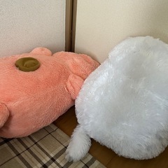 【プライズ限定】　トイストーリー　ハム　ふわふわビッグぬいぐるみ　白犬の画像