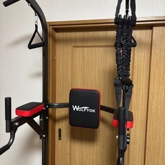 筋トレ器具一式　懸垂機　腹筋台　ダンベルの画像