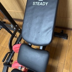 筋トレ器具一式　懸垂機　腹筋台　ダンベルの画像