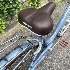 🔶新車🔶　マルイシ　ロマンスアルミ　軽量アルミフレーム　LEDオートライト　ローラーブレーキ　ファッションサイクル　ママチャリ　自転車　点検調整永久無料✨　西宮市の画像