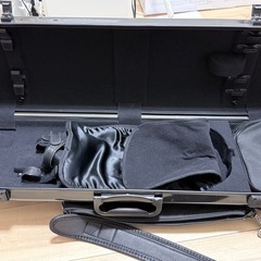 GEWA Air バイオリンケース スターリッシュブラック　ラメ入りの画像