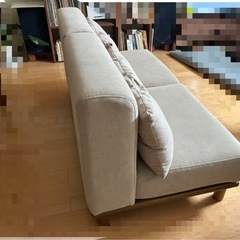 1人掛けローソファ　2P グレーの画像