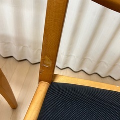 定価96,800円　ACTUS アクタス　朝日木工 ボスコ 北欧風天然木　ダイニングチェア4脚の画像