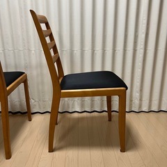 定価96,800円　ACTUS アクタス　朝日木工 ボスコ 北欧風天然木　ダイニングチェア4脚の画像