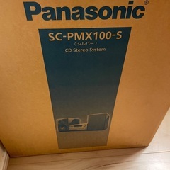 オーディオミニコンポ/Panasonic/SC-PMX100-Sの画像