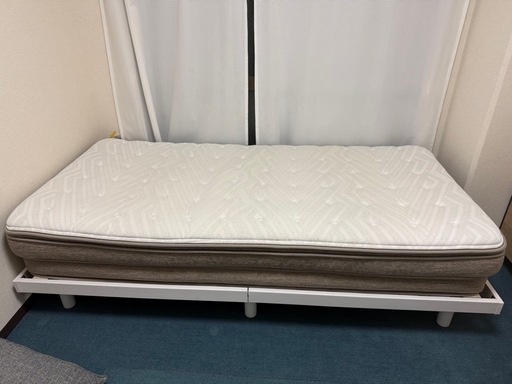 ニトリマットレス+木製ベッド