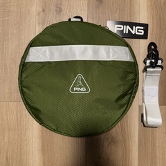 未使用 フォルダブルボストンバッグ オリーブの画像