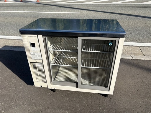 ■中古品 ホシザキ小型冷蔵ショーケースRTS-90STB2 2014年 150L 900ｘ450ｘ800ｍｍ 動作問題なし 厨房■