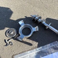 ■中古品 なんつね ミートチョッパー スタンダードミンチ MS-12S 3相200V 2022年 動作問題なし 厨房■の画像