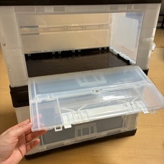 折りたたみコンテナ2個セットの画像